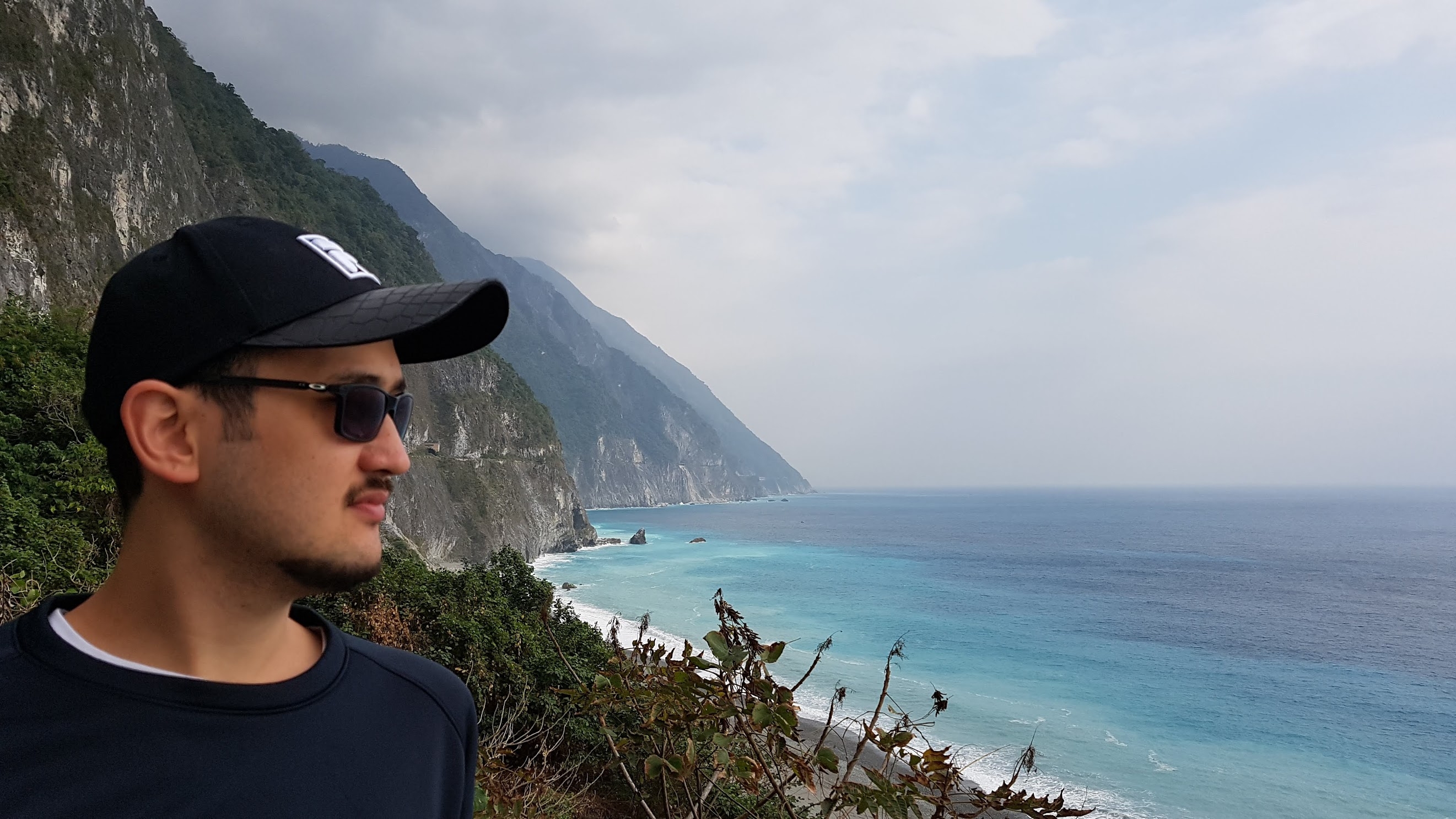 Tony by the ocean
